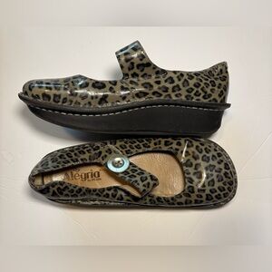 Alegria Mary Jane Leopard Shoes Women’s Size 40